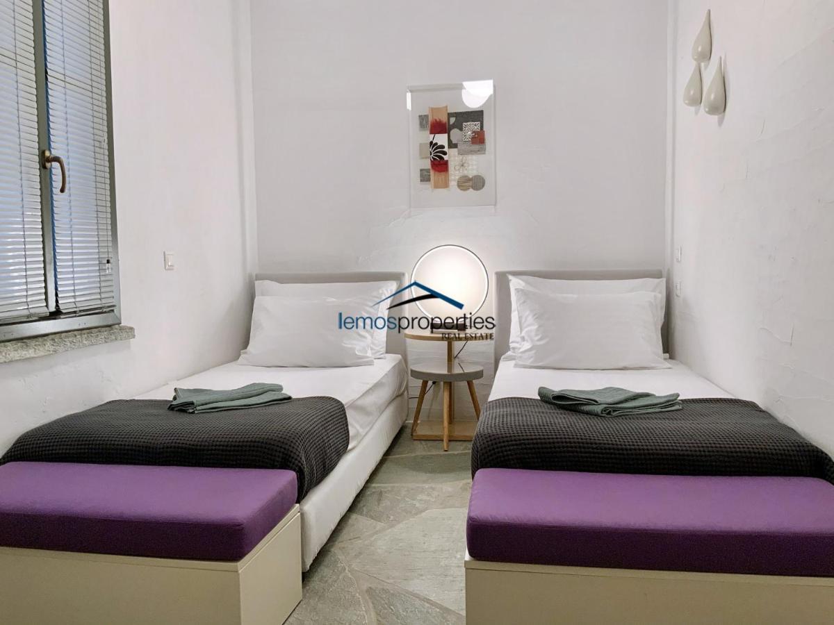 Aqua Blue, Only 100 Meters From The Beach Of Gialiskari Ioulis ภายนอก รูปภาพ