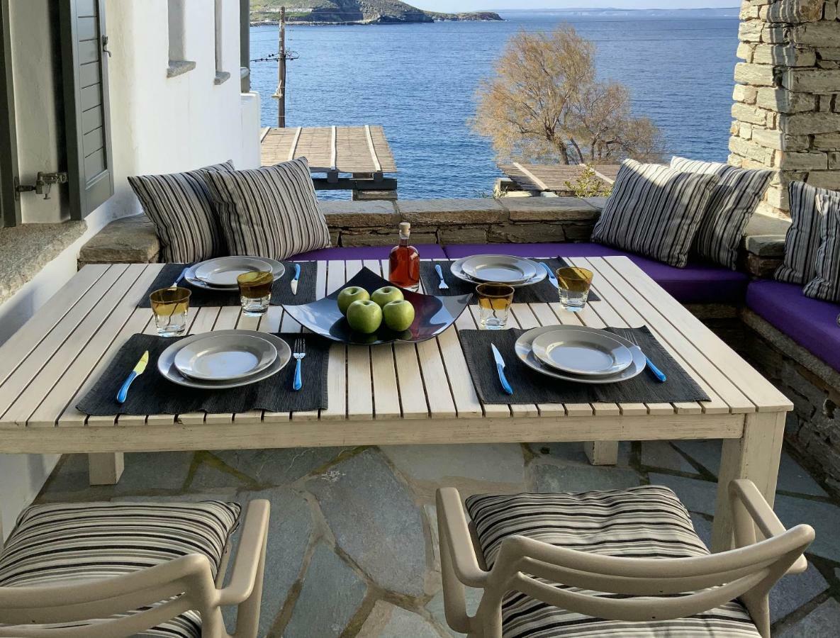 Aqua Blue, Only 100 Meters From The Beach Of Gialiskari Ioulis ภายนอก รูปภาพ